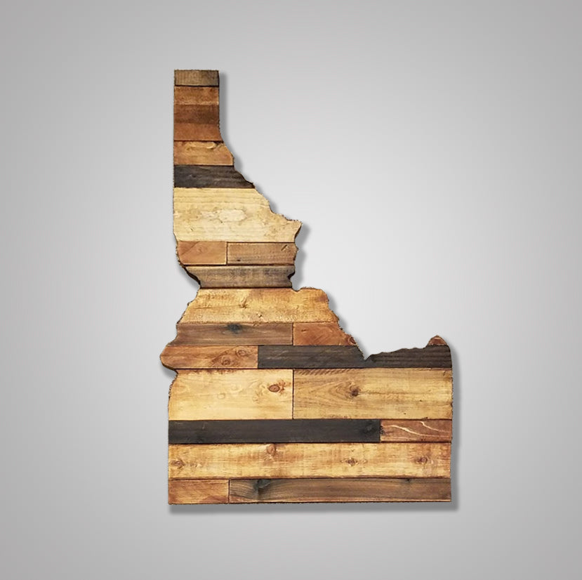 Rustic Idaho Wood Sign - Covered Bridges Woodworking, LLC
