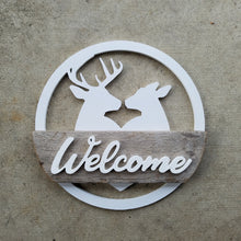 Deer Welcome Door Hanger - Covered Bridges Woodworking, LLC