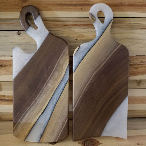 Epoxy and Walnut Charcuterie board