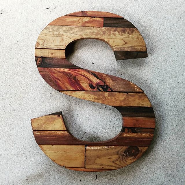 Rustic Wood Letters with Custom Text – Covered Bridges Woodworking, LLC