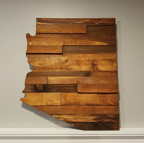 Rustic Arizona Wood Sign - Covered Bridges Woodworking, LLC