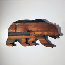 Rustic Wood Bear Sign - Covered Bridges Woodworking, LLC