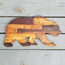 Rustic Wood Bear Sign - Covered Bridges Woodworking, LLC