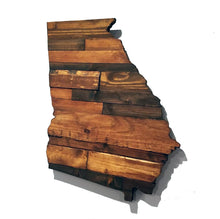 Rustic Georgia Wood Sign - Covered Bridges Woodworking, LLC