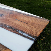 Barnwood and Ecopoxy Coffee Table - Covered Bridges Woodworking, LLC