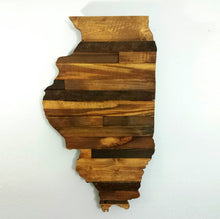Rustic Illinois Wood Sign - Covered Bridges Woodworking, LLC