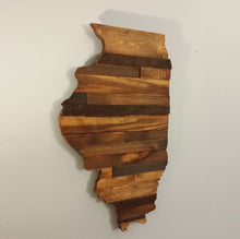 Rustic Illinois Wood Sign - Covered Bridges Woodworking, LLC