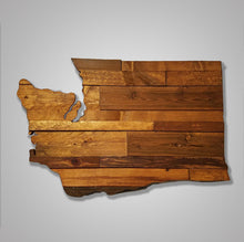 Rustic Washington State Wood Sign - Covered Bridges Woodworking, LLC