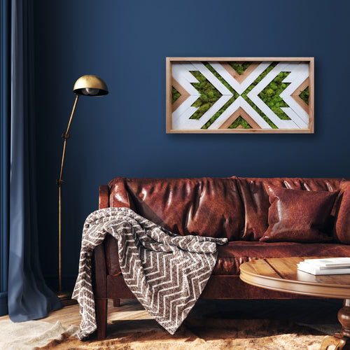 Mosaic Wood Art- Touch of Moss - Covered Bridges Woodworking, LLC