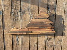 Rustic Virginia Wood Sign - Covered Bridges Woodworking, LLC