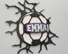 Soccer Name Sign - Covered Bridges Woodworking, LLC